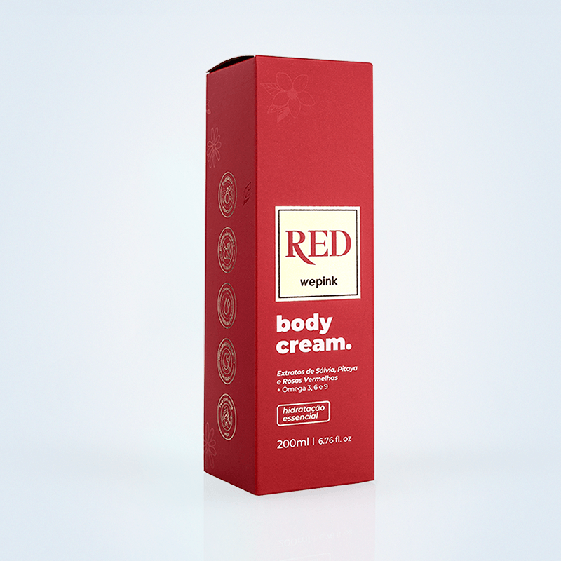 Body Cream Red Desodorante Hidratante 200ml