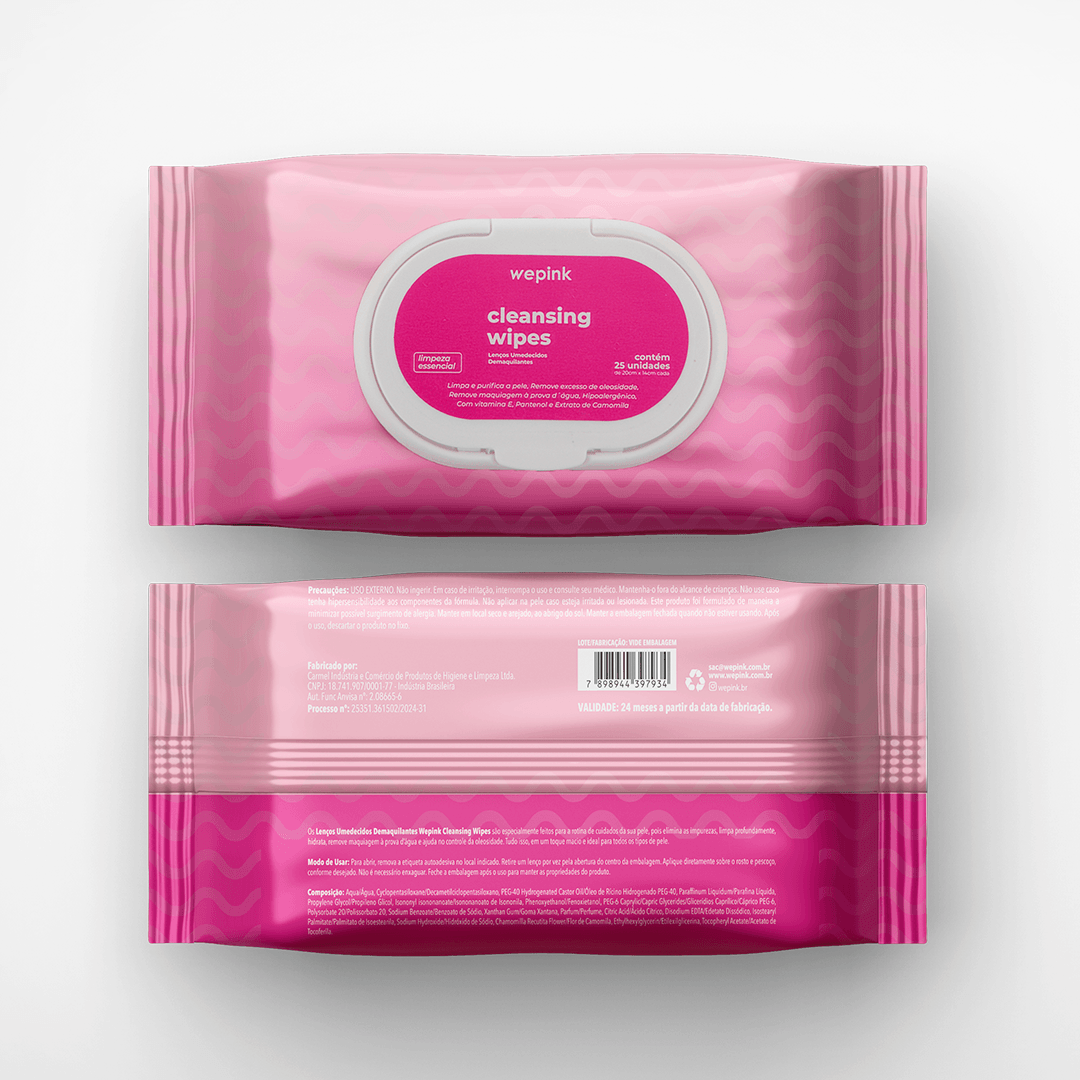 Cleansing Wipes Lenço Umedecido Demaquilante 25 un.