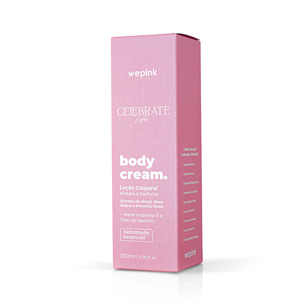 Body Cream Celebrate Life Desodorante Hidratante 200ml