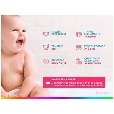Fralda Pampers Premium Care RN+Fralda Pampers Premium Care RN+