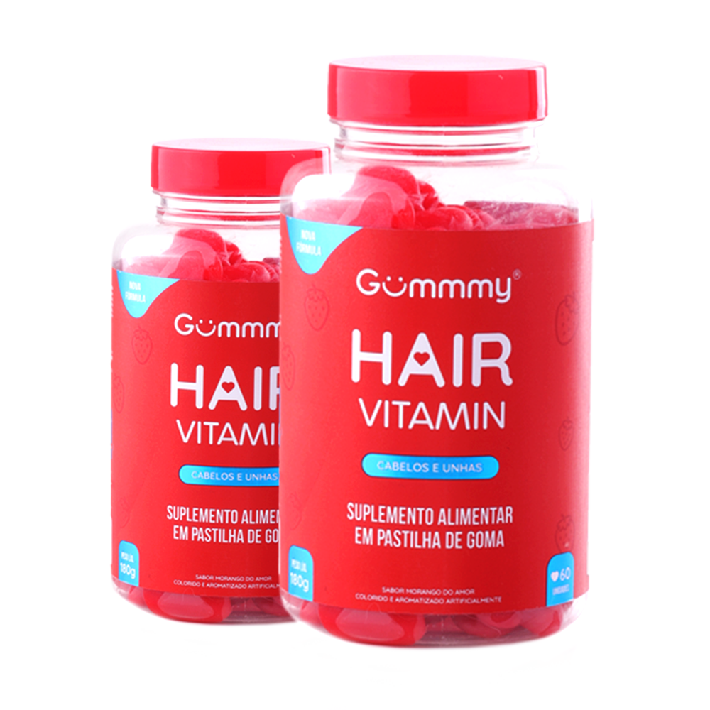 Gummy Hair® - Morango 180 g