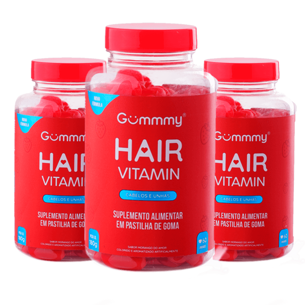 Gummy Hair® - Morango 180 g