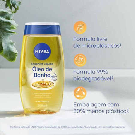 NIVEA Sabonete Líquido Óleo de Banho