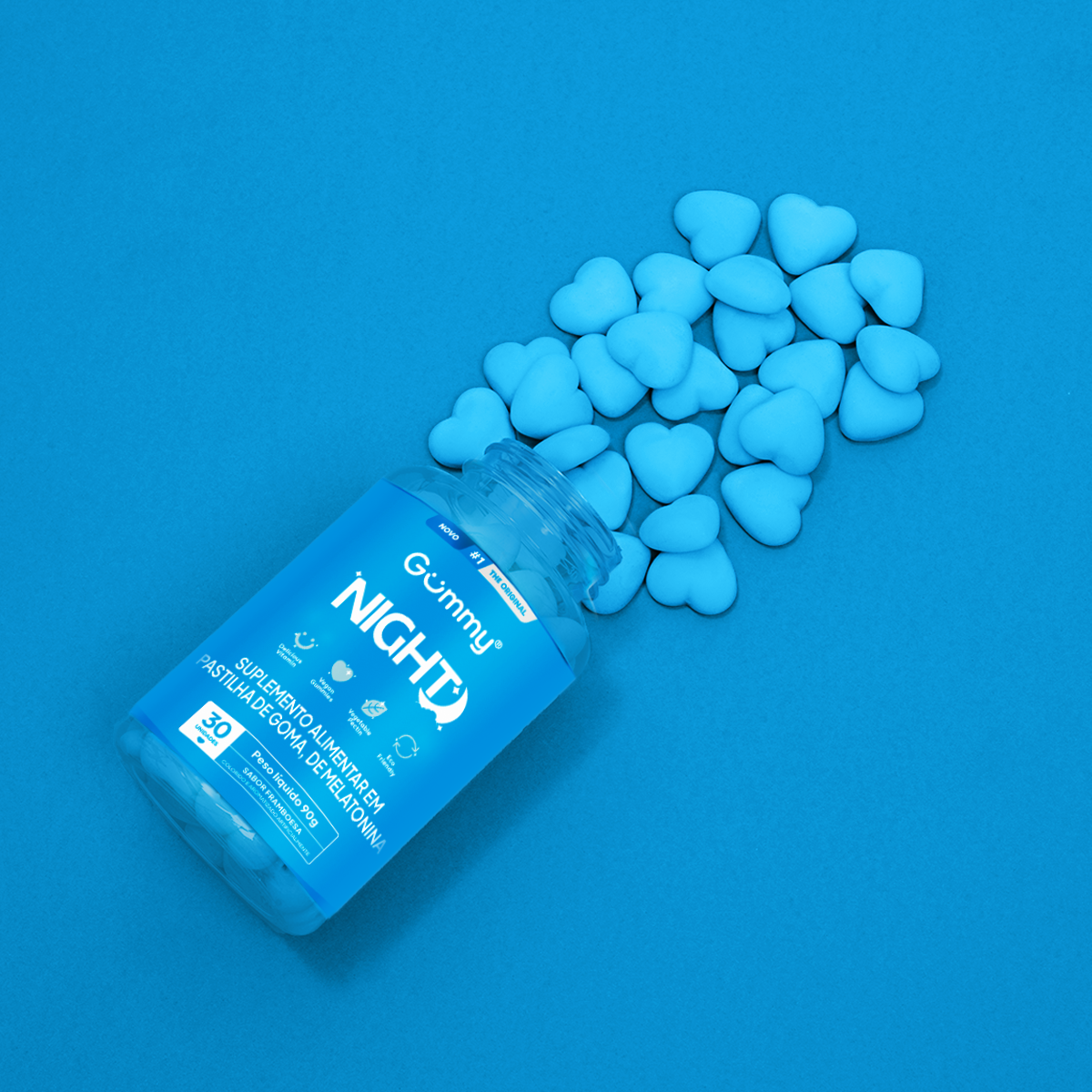 Gummy Night Melatonina® - Framboesa 90 g