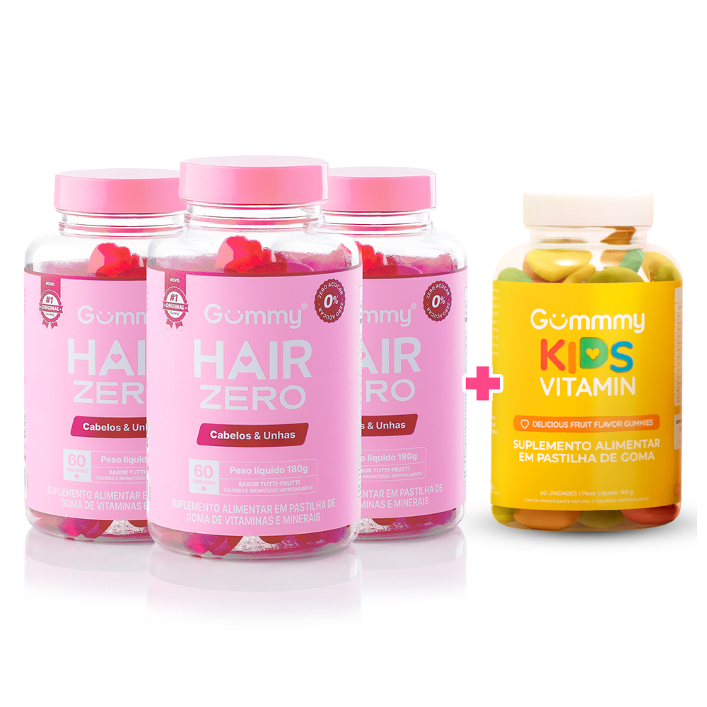 3 Gummy Hair + 1 Kids