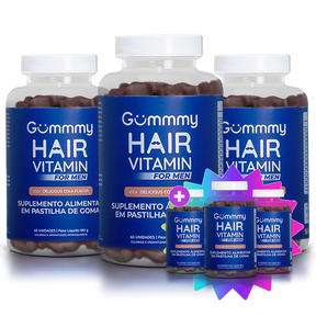 Gummy Hair For Men® - Cola 180 g