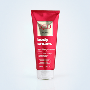 Body Cream Red  Desodorante Hidratante 200ml