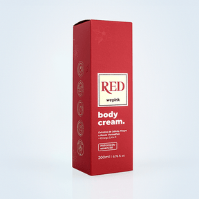 Body Cream Red  Desodorante Hidratante 200ml