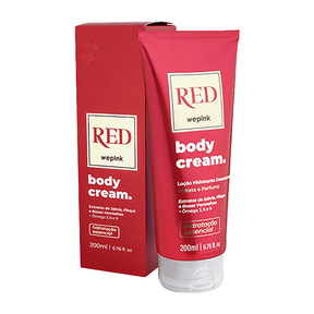 Body Cream Red  Desodorante Hidratante 200ml