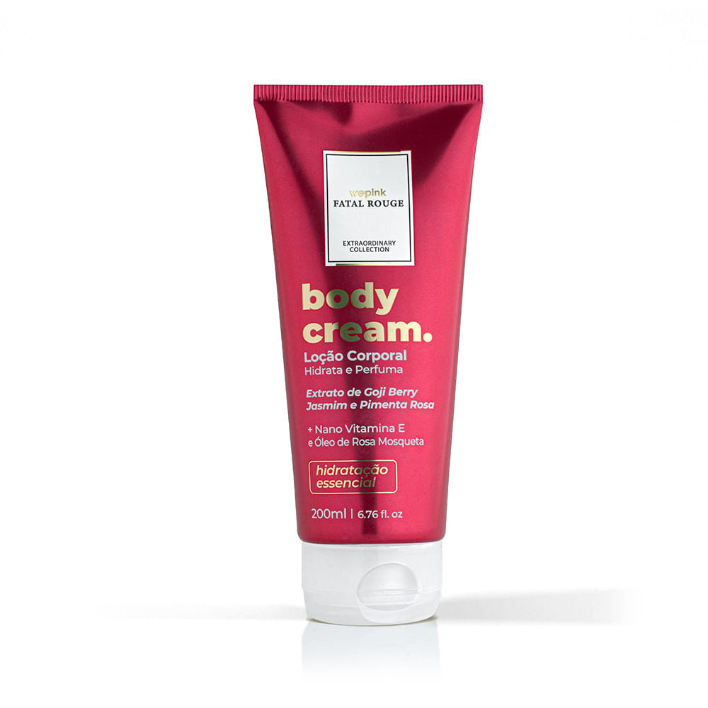 Body Cream Fatal Rouge Desodorante Hidratante 200ml