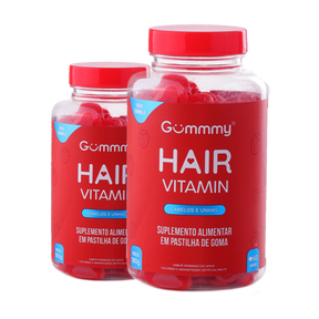 2 Gummy Hair® - Morango 180 g