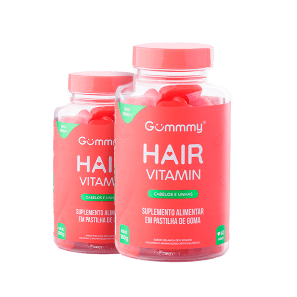 2 Gummy Hair® - Melancia 180 g