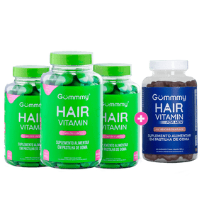 3 Gummy® Hair + 1 Men Cola