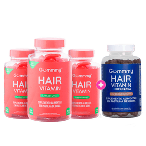 3 Gummy® Hair + 1 Men Cola