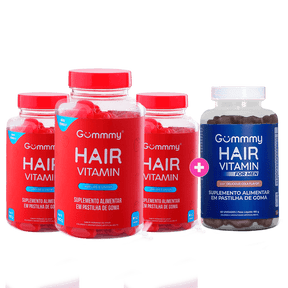 3 Gummy® Hair + 1 Men Cola