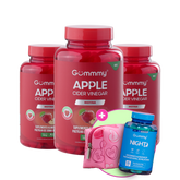 3 Gummy® Vinagre de maçã + 1 Night + 1 Necessaire