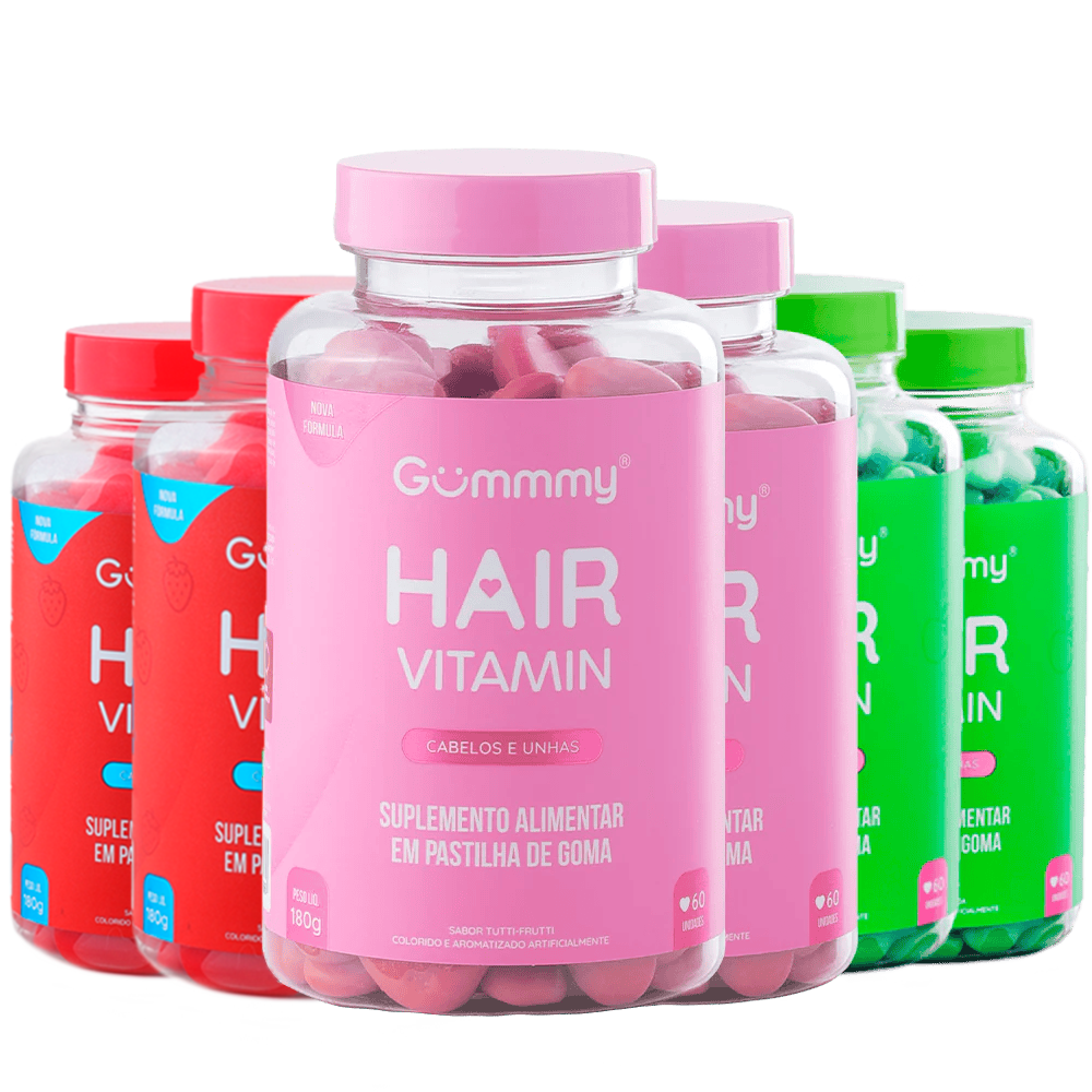 6 Gummy® Hair - 180g
