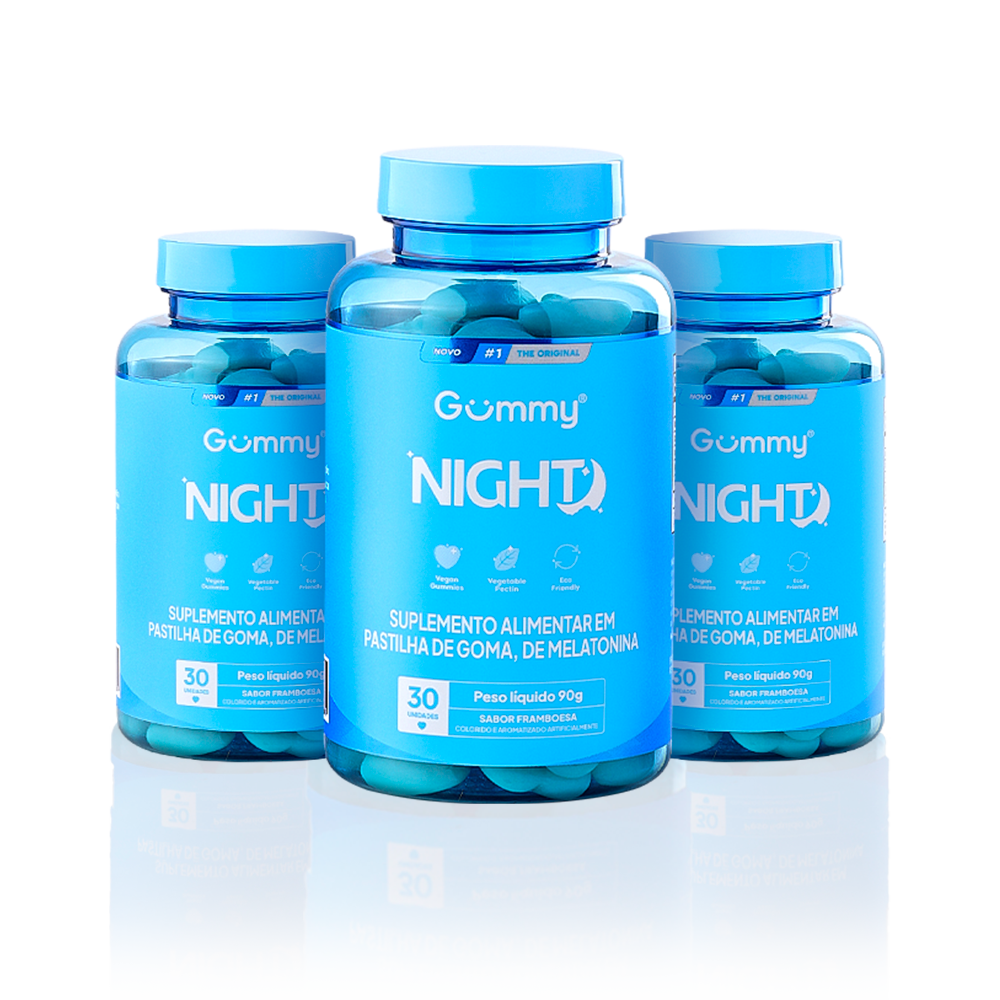 Gummy Night Melatonina® - Framboesa  90 g