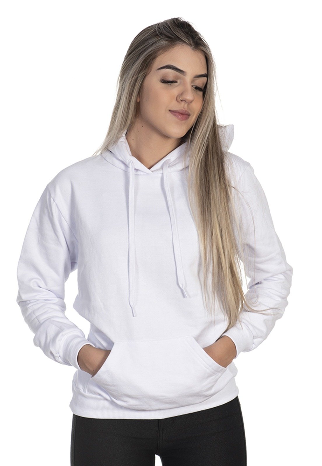 Moletom Feminino Lavini Canguru Blusa