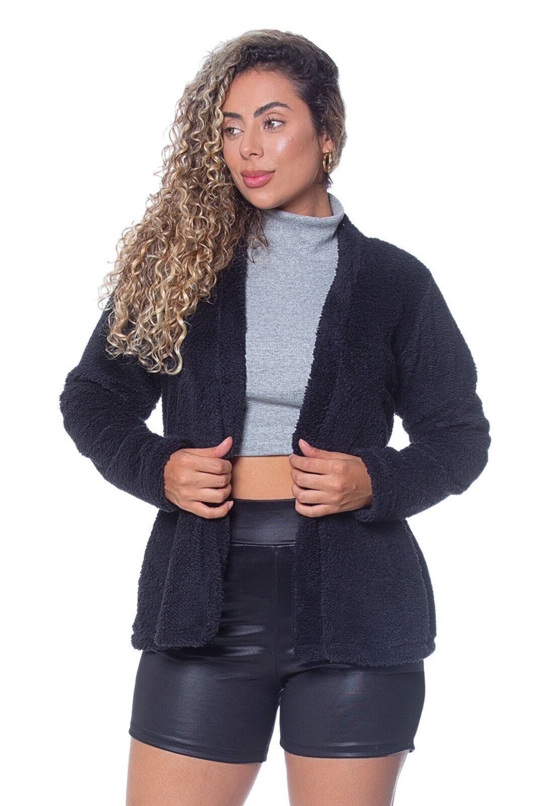 Casaco Feminino Teddy Lanzinha Zipituka 957