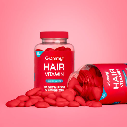 Gummy Hair® - Morango 180 g