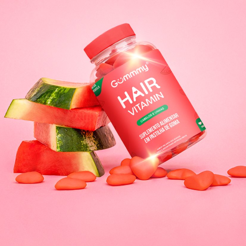 2 Gummy Hair® - Melancia 180 g